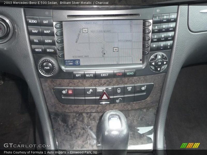 Brilliant Silver Metallic / Charcoal 2003 Mercedes-Benz E 500 Sedan