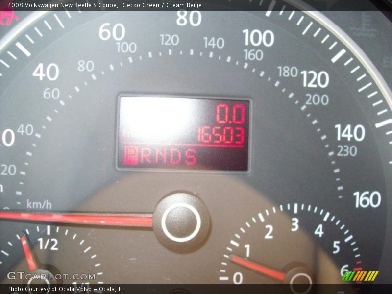 Gecko Green / Cream Beige 2008 Volkswagen New Beetle S Coupe