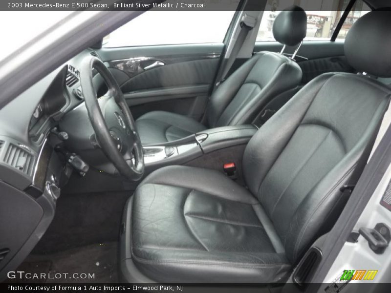 Brilliant Silver Metallic / Charcoal 2003 Mercedes-Benz E 500 Sedan