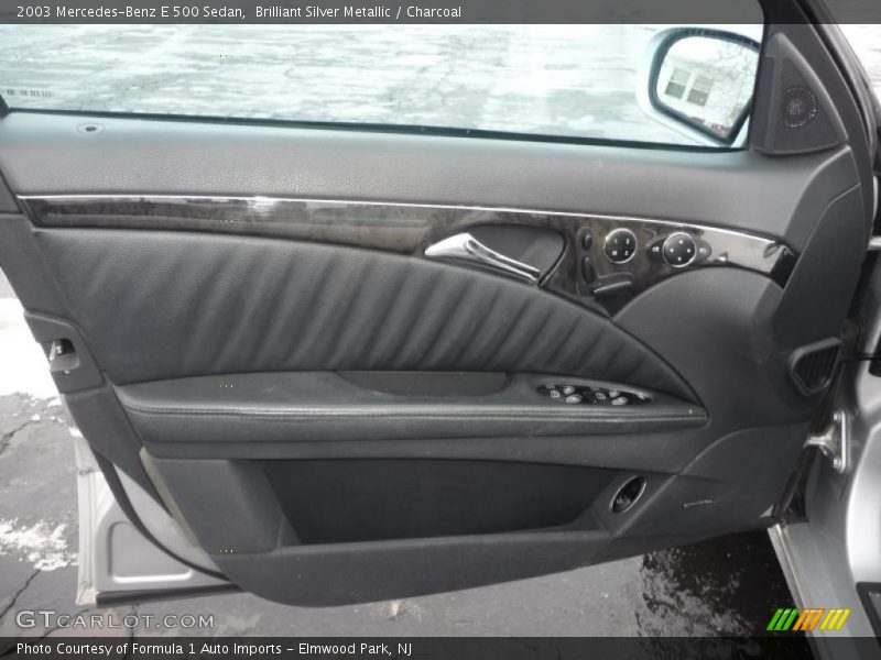 Brilliant Silver Metallic / Charcoal 2003 Mercedes-Benz E 500 Sedan