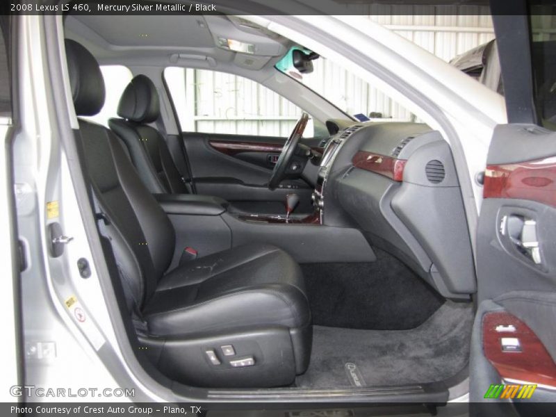 Mercury Silver Metallic / Black 2008 Lexus LS 460