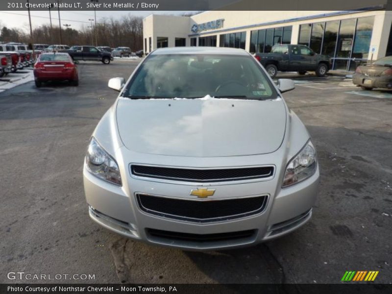Silver Ice Metallic / Ebony 2011 Chevrolet Malibu LT