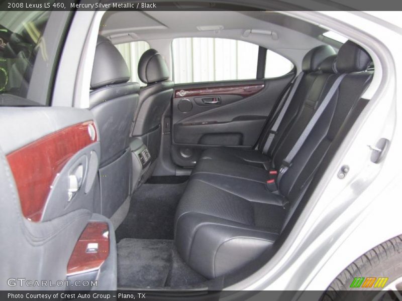 Mercury Silver Metallic / Black 2008 Lexus LS 460