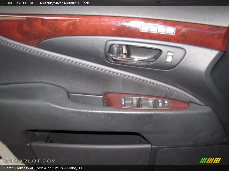 Mercury Silver Metallic / Black 2008 Lexus LS 460