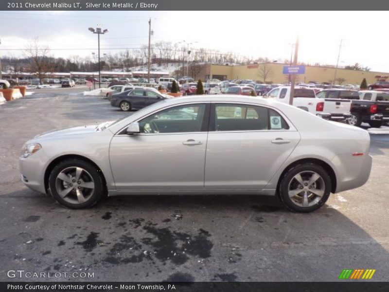Silver Ice Metallic / Ebony 2011 Chevrolet Malibu LT