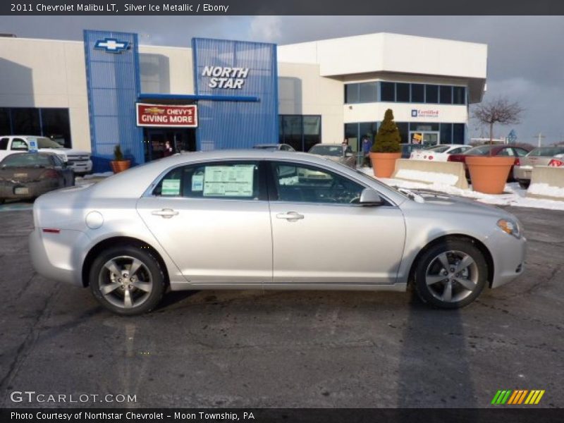 Silver Ice Metallic / Ebony 2011 Chevrolet Malibu LT