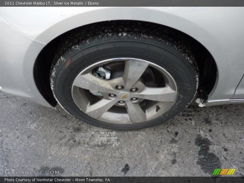Silver Ice Metallic / Ebony 2011 Chevrolet Malibu LT