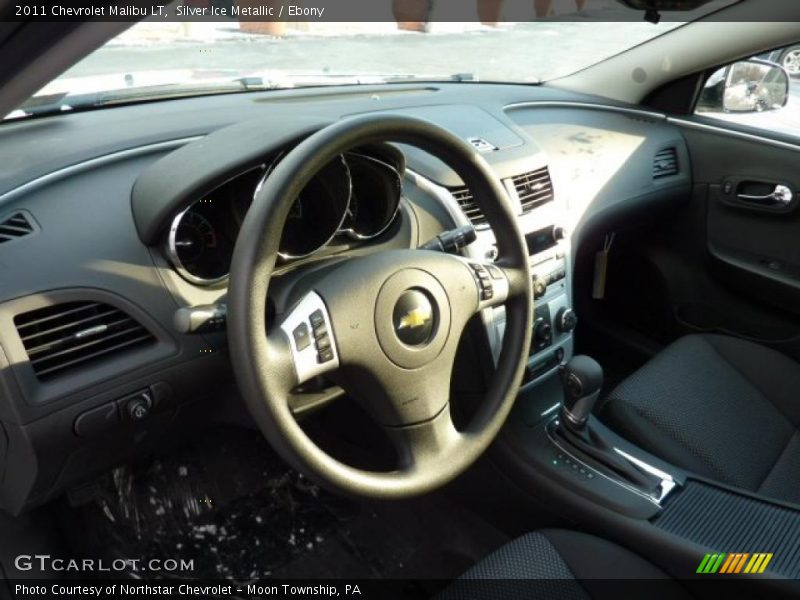 Silver Ice Metallic / Ebony 2011 Chevrolet Malibu LT