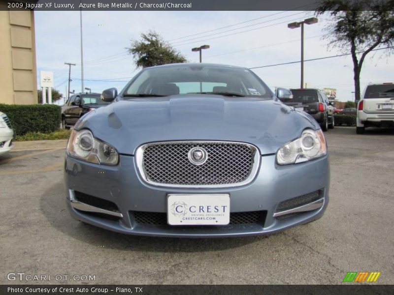 Azure Blue Metallic / Charcoal/Charcoal 2009 Jaguar XF Luxury