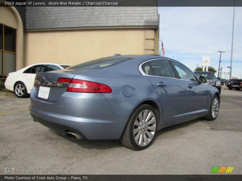 Azure Blue Metallic / Charcoal/Charcoal 2009 Jaguar XF Luxury