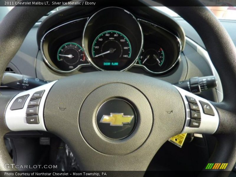 Silver Ice Metallic / Ebony 2011 Chevrolet Malibu LT