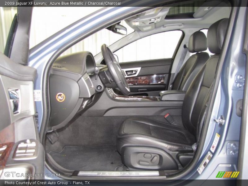 Azure Blue Metallic / Charcoal/Charcoal 2009 Jaguar XF Luxury