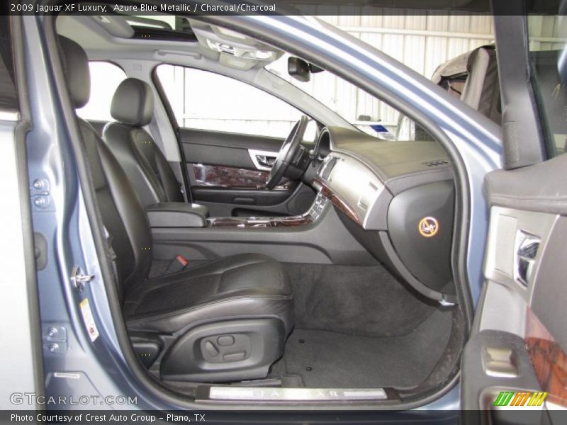 Azure Blue Metallic / Charcoal/Charcoal 2009 Jaguar XF Luxury