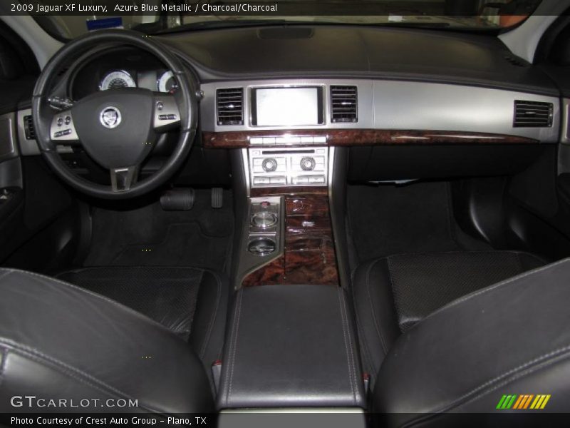 Azure Blue Metallic / Charcoal/Charcoal 2009 Jaguar XF Luxury