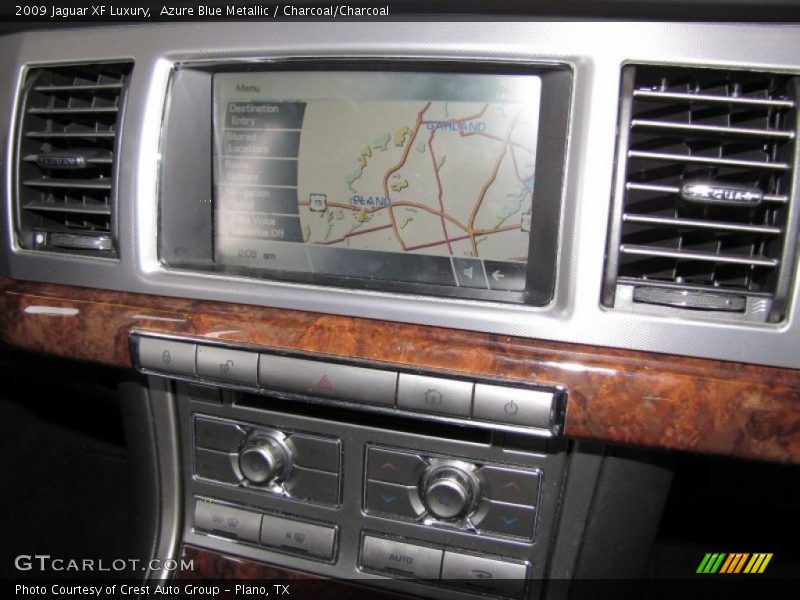 Azure Blue Metallic / Charcoal/Charcoal 2009 Jaguar XF Luxury