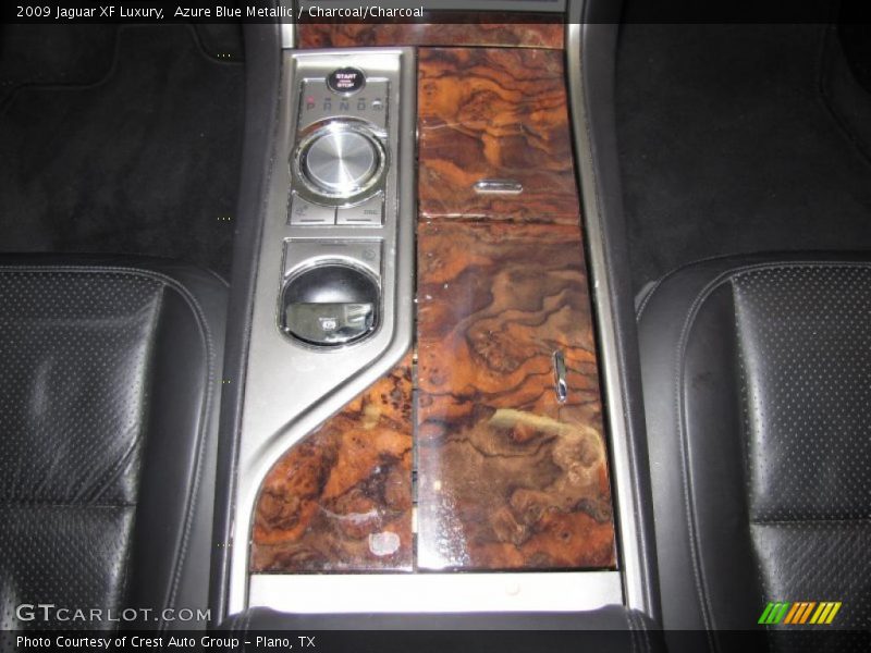 Azure Blue Metallic / Charcoal/Charcoal 2009 Jaguar XF Luxury