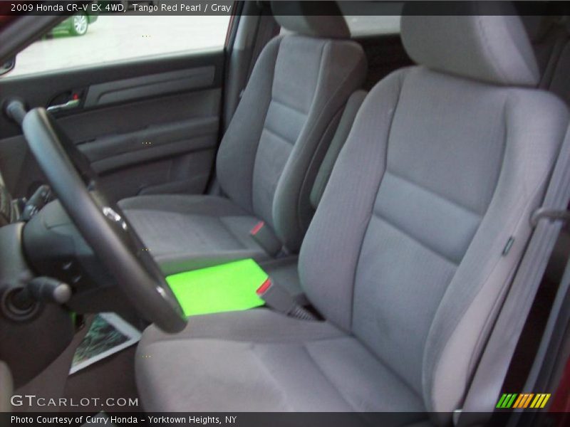Tango Red Pearl / Gray 2009 Honda CR-V EX 4WD