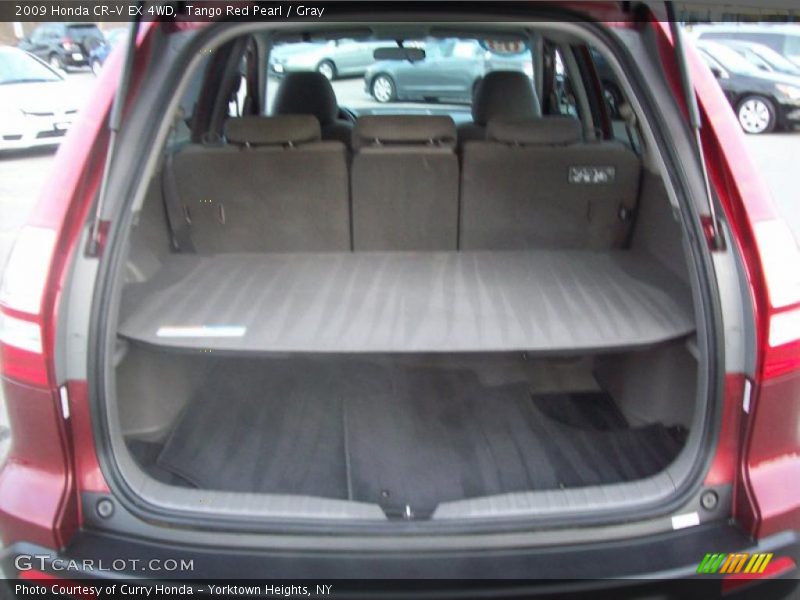 Tango Red Pearl / Gray 2009 Honda CR-V EX 4WD