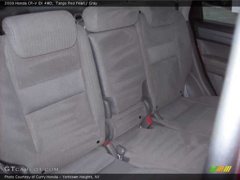 Tango Red Pearl / Gray 2009 Honda CR-V EX 4WD