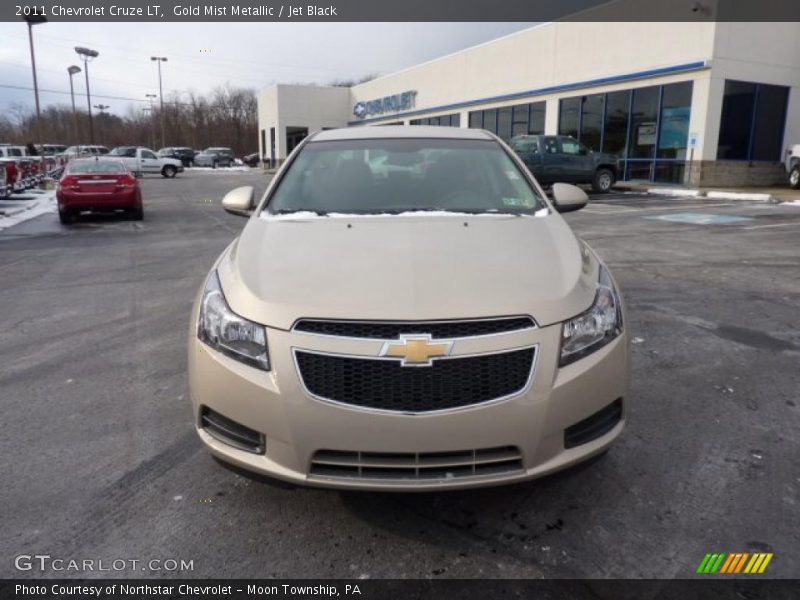 Gold Mist Metallic / Jet Black 2011 Chevrolet Cruze LT