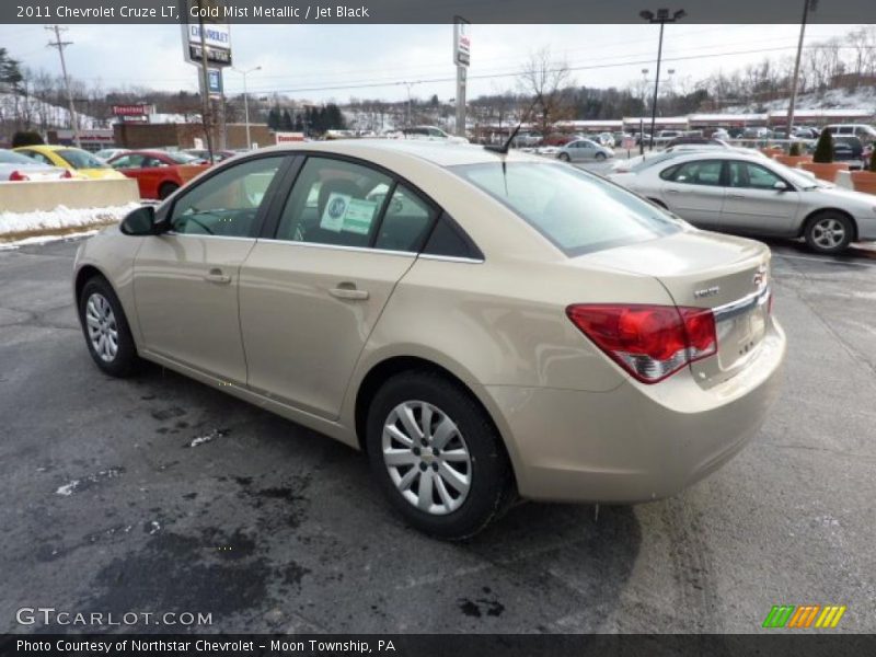 Gold Mist Metallic / Jet Black 2011 Chevrolet Cruze LT