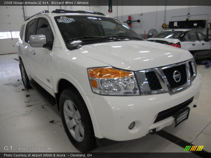 Blizzard White / Almond 2008 Nissan Armada LE 4x4