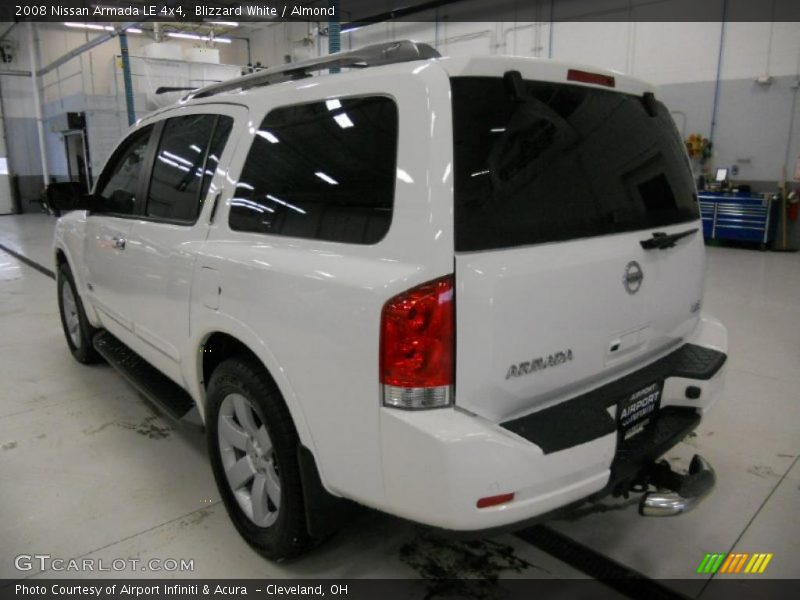 Blizzard White / Almond 2008 Nissan Armada LE 4x4