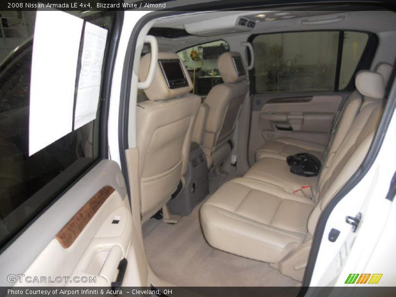 Blizzard White / Almond 2008 Nissan Armada LE 4x4