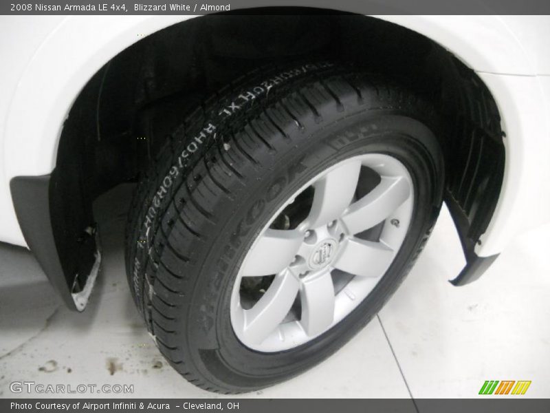 Blizzard White / Almond 2008 Nissan Armada LE 4x4