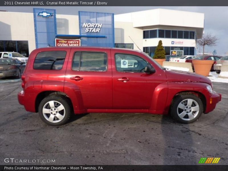 Crystal Red Metallic Tintcoat / Ebony 2011 Chevrolet HHR LS