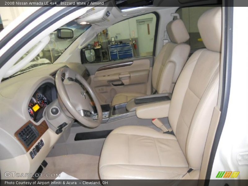  2008 Armada LE 4x4 Almond Interior