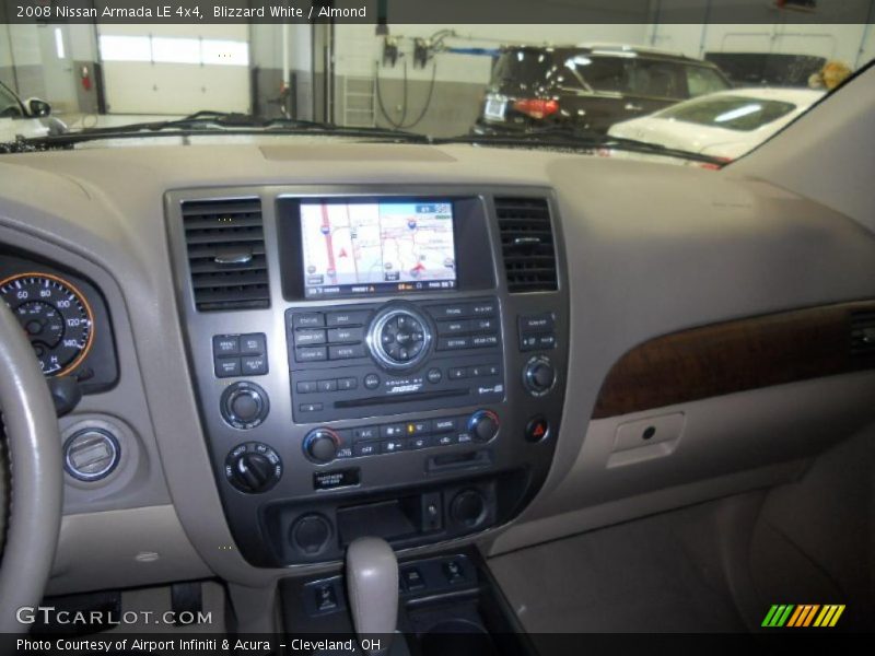 Blizzard White / Almond 2008 Nissan Armada LE 4x4