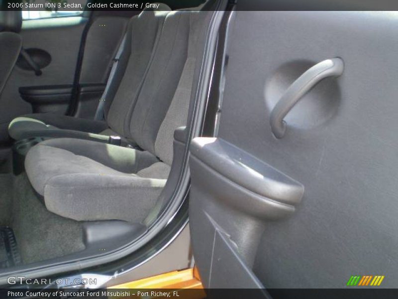 Golden Cashmere / Gray 2006 Saturn ION 3 Sedan