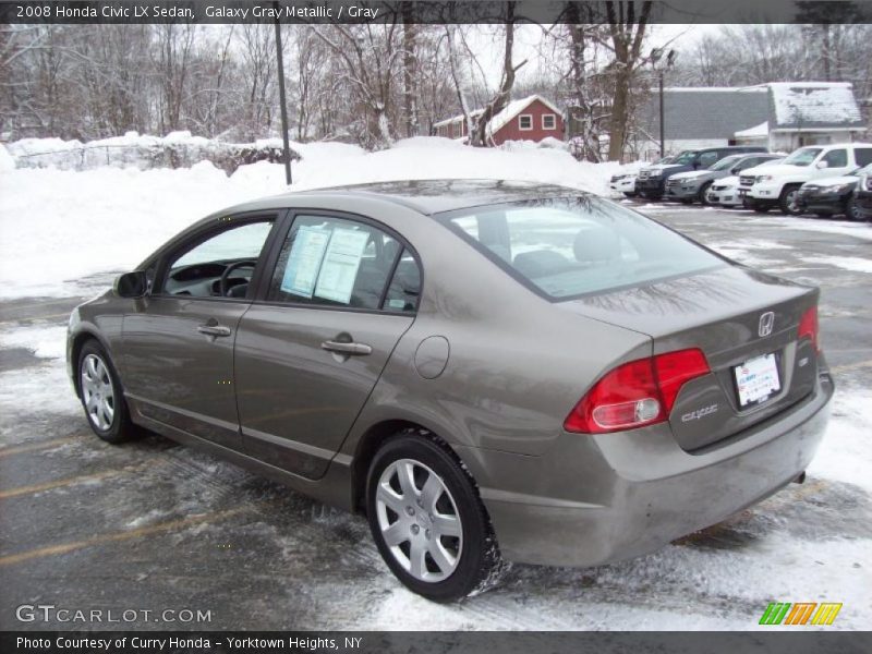 Galaxy Gray Metallic / Gray 2008 Honda Civic LX Sedan