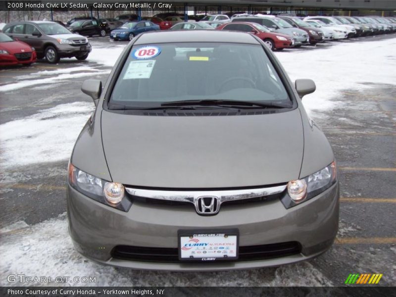 Galaxy Gray Metallic / Gray 2008 Honda Civic LX Sedan