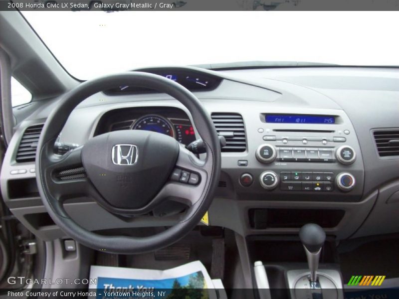 Galaxy Gray Metallic / Gray 2008 Honda Civic LX Sedan