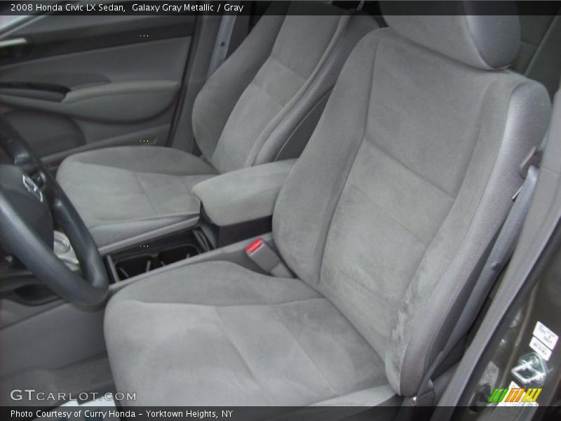 Galaxy Gray Metallic / Gray 2008 Honda Civic LX Sedan