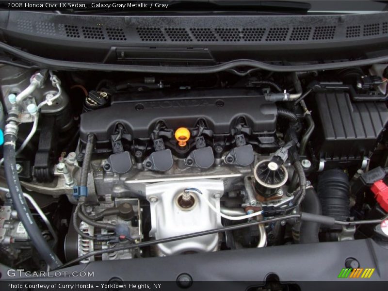 Galaxy Gray Metallic / Gray 2008 Honda Civic LX Sedan
