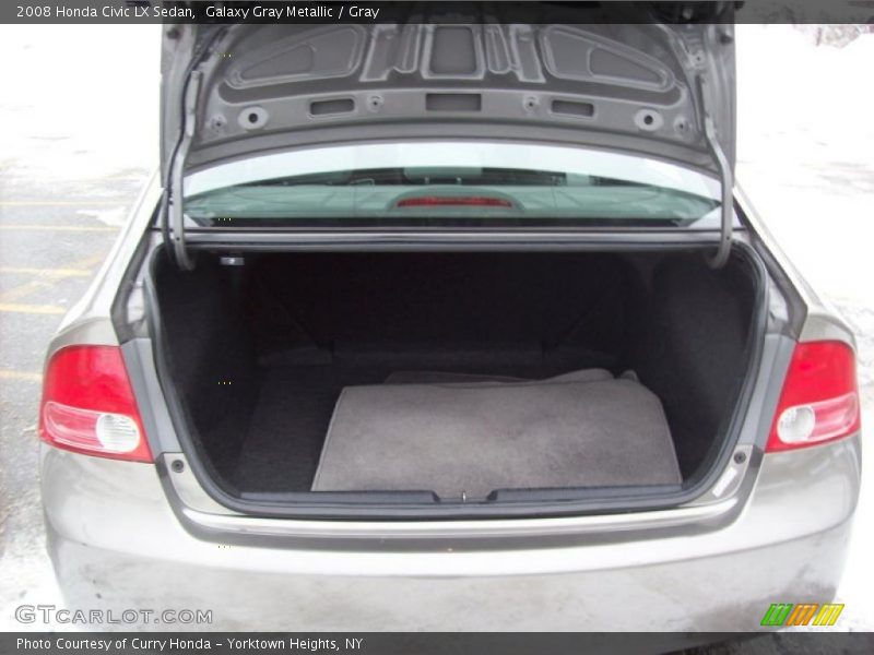 Galaxy Gray Metallic / Gray 2008 Honda Civic LX Sedan