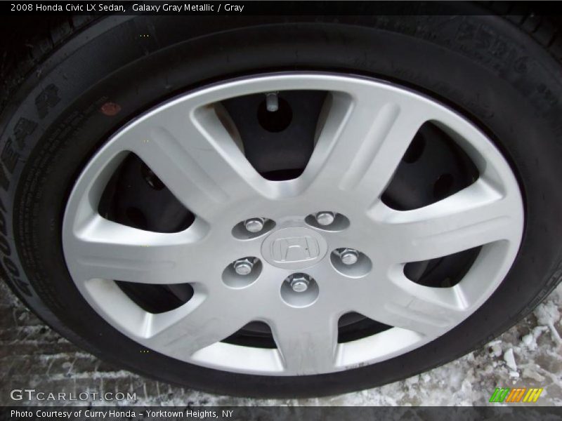 Galaxy Gray Metallic / Gray 2008 Honda Civic LX Sedan