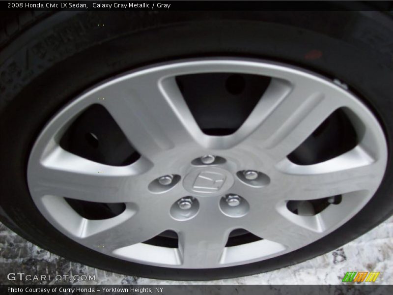 Galaxy Gray Metallic / Gray 2008 Honda Civic LX Sedan