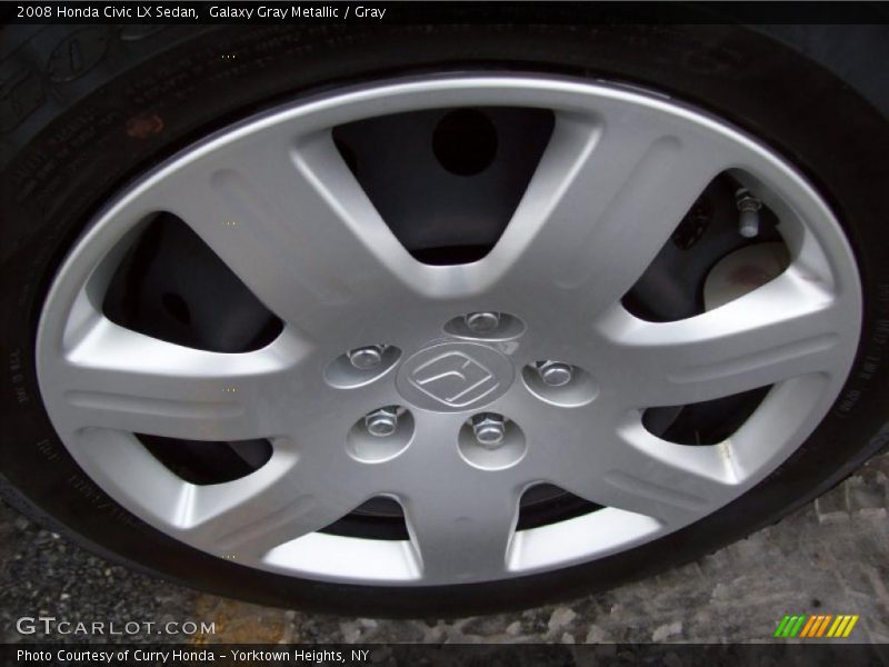 Galaxy Gray Metallic / Gray 2008 Honda Civic LX Sedan