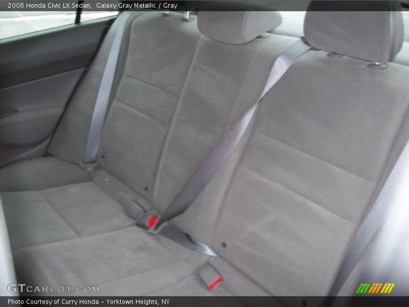 Galaxy Gray Metallic / Gray 2008 Honda Civic LX Sedan