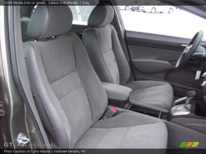 Galaxy Gray Metallic / Gray 2008 Honda Civic LX Sedan