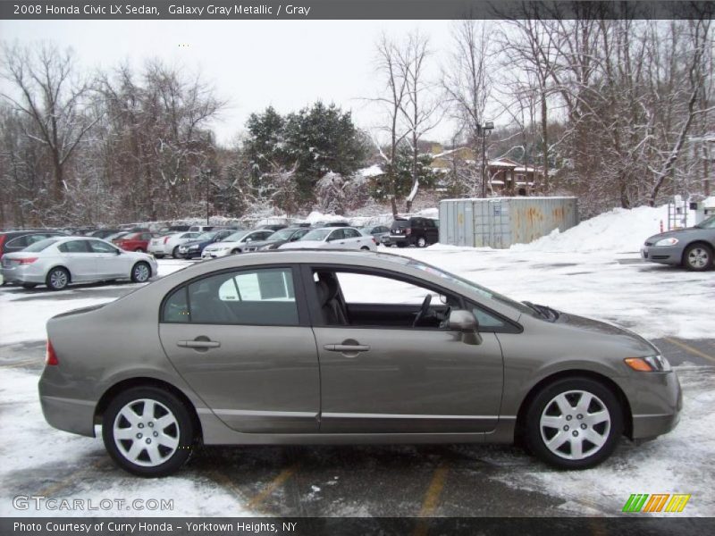 Galaxy Gray Metallic / Gray 2008 Honda Civic LX Sedan