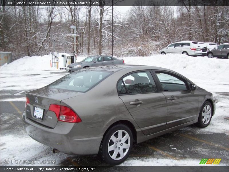 Galaxy Gray Metallic / Gray 2008 Honda Civic LX Sedan