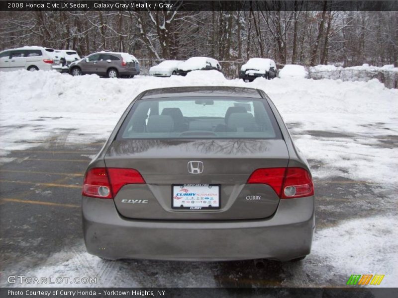 Galaxy Gray Metallic / Gray 2008 Honda Civic LX Sedan