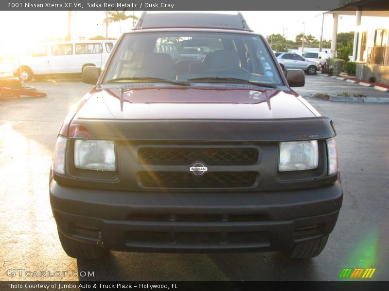 Salsa Red Metallic / Dusk Gray 2001 Nissan Xterra XE V6