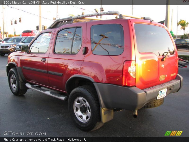 Salsa Red Metallic / Dusk Gray 2001 Nissan Xterra XE V6