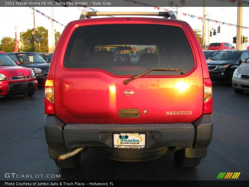 Salsa Red Metallic / Dusk Gray 2001 Nissan Xterra XE V6